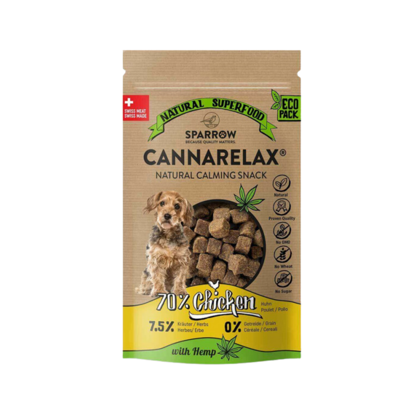 Sparrow Pet Hanf Leckerli für Hunde 200g