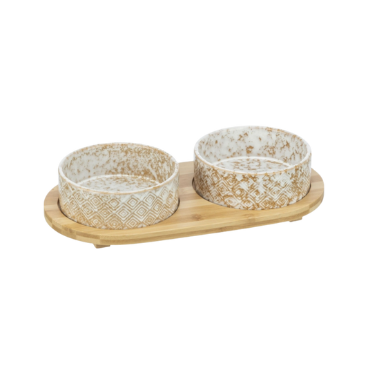 Trixie Napf Set Keramik Bambus